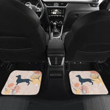 Girly Dachshund Happy Moments Car Floor Mats 210301 - YourCarButBetter