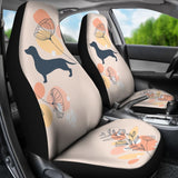 Girly Dachshund Happy Moments Car Seat Covers 210301 - YourCarButBetter