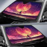 Girly Dream Moon Scenic Surreal Bicycle Car Sun Shade 172609 - YourCarButBetter