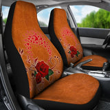 Girly Flower Rose and Butterfly Car Seat Covers 210902 - YourCarButBetter