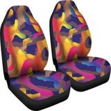 Glittering Army Dots Car Seat Cover 101819 - YourCarButBetter