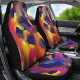 Glittering Army Dots Car Seat Cover 101819 - YourCarButBetter