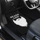 God Beard Amazing Gift Idea Car Floor Mats 210305 - YourCarButBetter