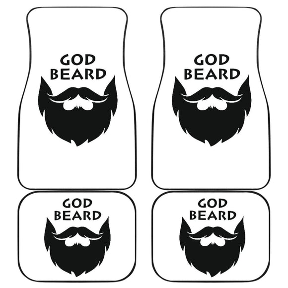 God Beard and Have Fun Car Floor Mats 210305 - YourCarButBetter