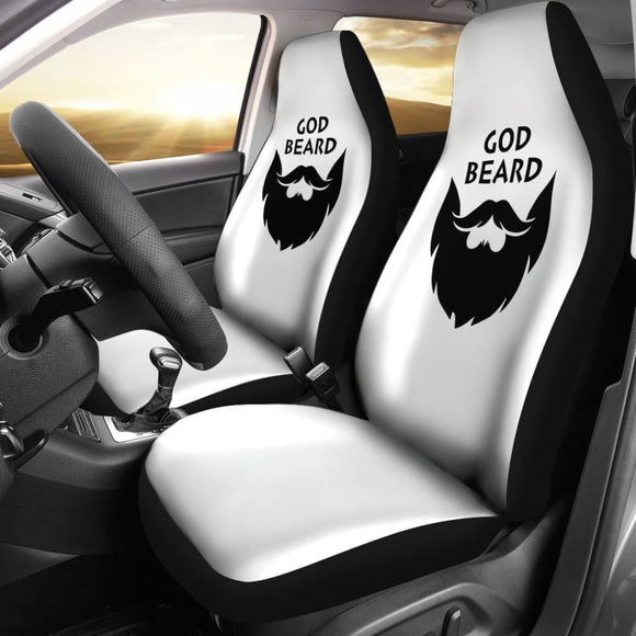 God Beard and Have Fun Car Seat Covers 210305 - YourCarButBetter