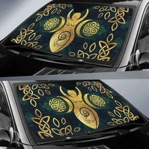 Goddess Moon Wicca Auto Sun Shades 550317 - YourCarButBetter