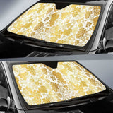 Gold Grape Pattern Car Auto Sun Shades 182102 - YourCarButBetter