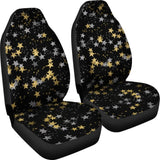 Gold & Silver Stars Car Seat Covers 101819 - YourCarButBetter