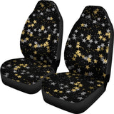 Gold & Silver Stars Car Seat Covers 101819 - YourCarButBetter