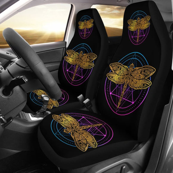 Golden Dragonfly Car Seat Covers 184610 - YourCarButBetter