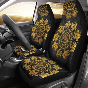 Golden Mandala Turtle Car Seat Covers 091114 - YourCarButBetter