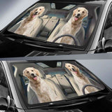 Golden Retriever Auto Sunshade 172609 - YourCarButBetter