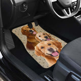 Golden Retriever Car Floor Mats For Golden Dog Lover 115106 - YourCarButBetter