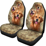 Golden Retriever Dogs Pets Car Seat Covers 115106 - YourCarButBetter