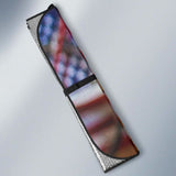 Golden Retriever Usa Flag Hd Car Sun Shade 172609 - YourCarButBetter