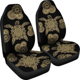 Golden Sea Turtle - Car Seat Covers 101819 - YourCarButBetter