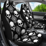 Gothic Skull Car Seat Covers 101819 - YourCarButBetter