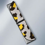 Gray Leopard Print Pattern Car Auto Sun Shades 172609 - YourCarButBetter