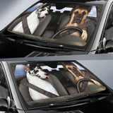 Great Dane Dogs 1 - Auto Sun Shade 102507 - YourCarButBetter