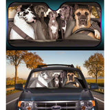 Great Dane Dogs 2 - Auto Sun Shade 172609 - YourCarButBetter