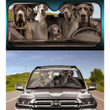 Great Dane Dogs 3 - Auto Sun Shade 172609 - YourCarButBetter