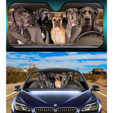 Great Dane Dogs 5 - Auto Sun Shade 172609 - YourCarButBetter