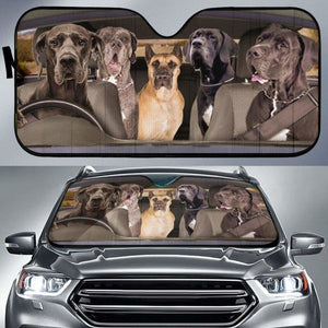 Great Dane Dogs 5 RHD - Auto Sun Shade 172609 - YourCarButBetter