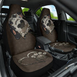 Great Dane Paw Car Seat Covers Car Accessory 210401 - YourCarButBetter