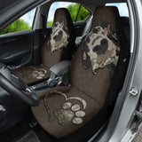 Great Dane Paw Car Seat Covers Car Accessory 210401 - YourCarButBetter