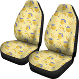 Great Pattern Lemon Car Seat Covers 211008 - YourCarButBetter
