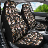 Greater Swiss Mountain Dog Full Face Car Seat Covers 090629 - YourCarButBetter
