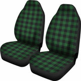 Green And Black Buffalo Plaid Car Seat Covers 105905 - YourCarButBetter