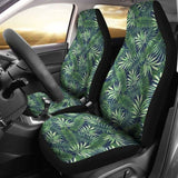 Green And Blue Tropical Island Leaf Pattern Hawaiian Car Seat Covers 174914 - YourCarButBetter
