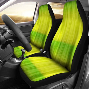 Green And Yellow Tie Dye Car Seat Covers Seat Protectors 154230 - YourCarButBetter