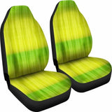 Green And Yellow Tie Dye Car Seat Covers Seat Protectors 154230 - YourCarButBetter