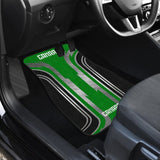 Green Black Camaro White Letter Car Accessories Car Floor Mats 210603 - YourCarButBetter