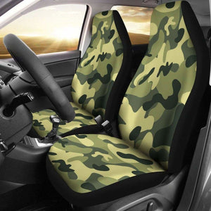 Green Camo Design Seat Covers 112608 - YourCarButBetter