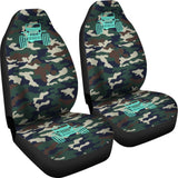 Green Camouflage Color Dark Blue Jeep Car Seats Covers 211204 - YourCarButBetter