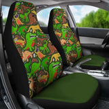Green Dinosaur Land Car Seat Covers 154813 - YourCarButBetter