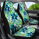 Green Flowers Car Seat Covers 153908 - YourCarButBetter