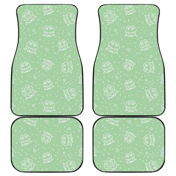 Green Frog Design Car Floor Mats 211507 - YourCarButBetter