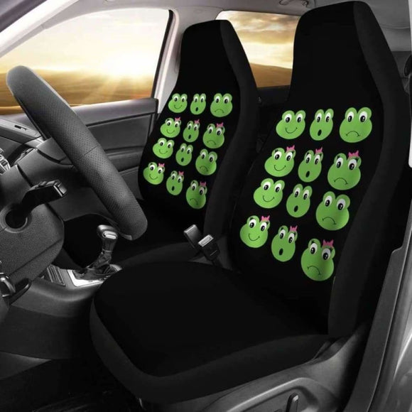 Green Frogs Car Seat Covers 154230 - YourCarButBetter