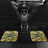 Green Ocher Camouflage Color Bronze Jeep Car Floor Mats 211204 - YourCarButBetter