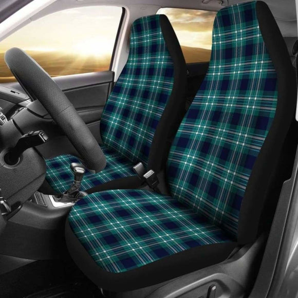 Green Plaid Car Seat Covers 105905 - YourCarButBetter
