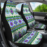 Green Purple Aztec Car Seat Covers 174510 - YourCarButBetter