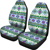 Green Purple Aztec Car Seat Covers 174510 - YourCarButBetter