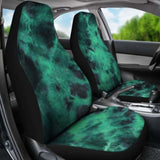 Green Tie Dye Grunge Car Seat Covers 232125 - YourCarButBetter