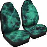 Green Tie Dye Grunge Car Seat Covers 232125 - YourCarButBetter