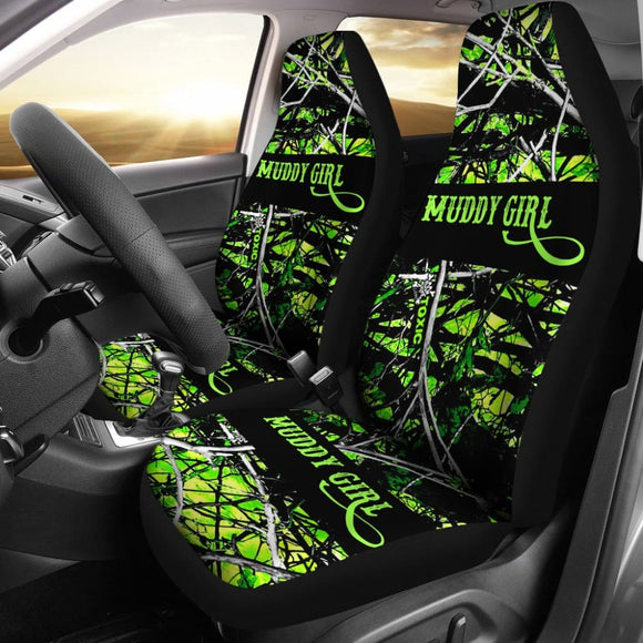 Green Toxic Muddy Girl Car Seat Covers 211002 - YourCarButBetter