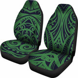 Green Tribal Polynesian Car Seat Covers 105905 - YourCarButBetter